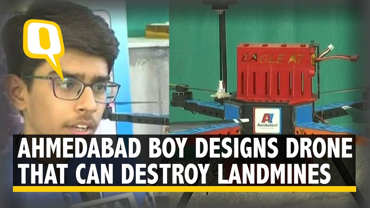 16-Year-Old Designs Drone To Detect & Destroy Landmines | The Quint