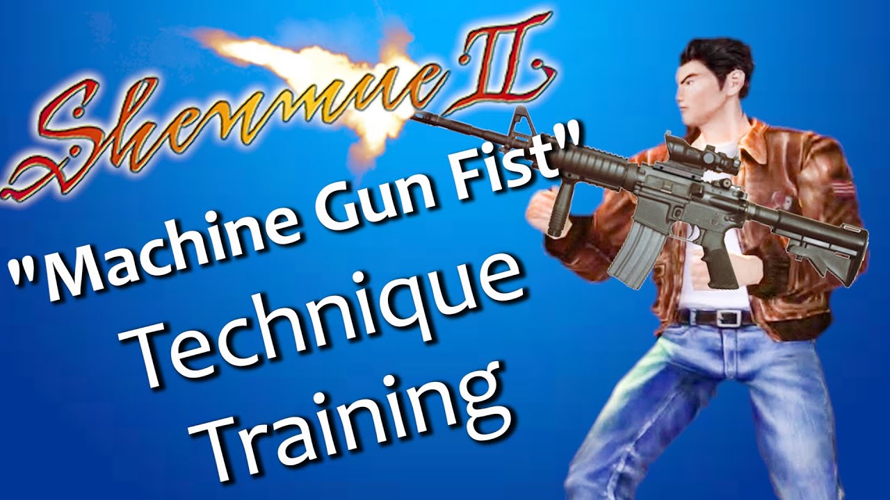 Shenmue 2 Machine Gun Fists | Ryo Hazuki Martial Arts