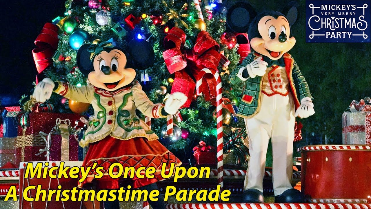 Mickey's Once Upon A Christmastime Parade, Mickey's Very Merry Christmas Party 2023 Magic Kingdom 4K