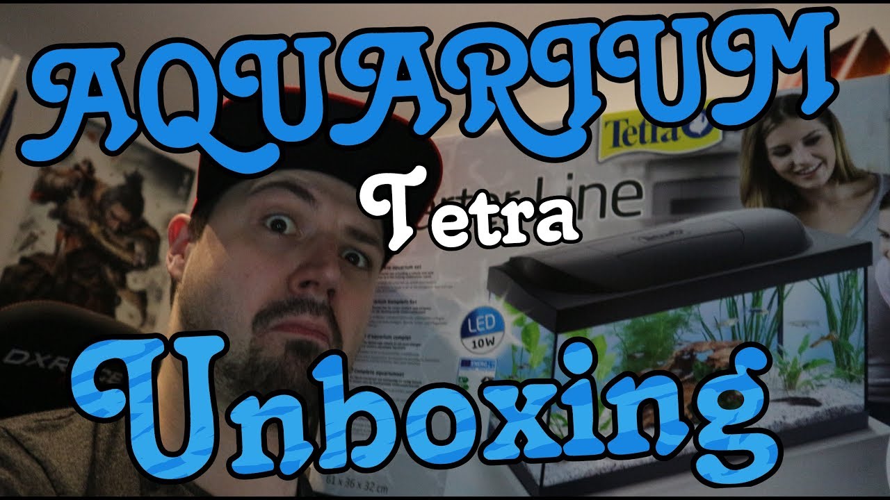 Tetra Starter Line Aquarium 54 Liter Unboxing - Rohrbin - GERMAN