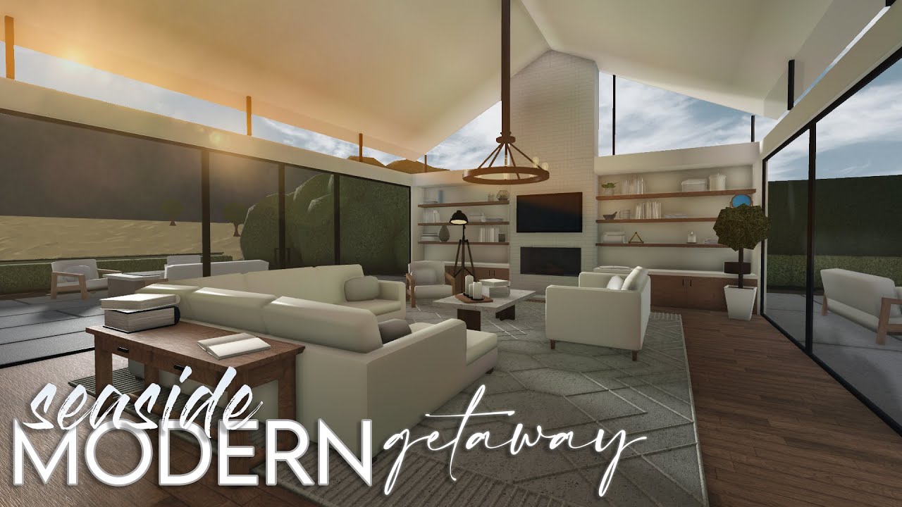 Bloxburg | Seaside Modern Getaway | 250k | House Build