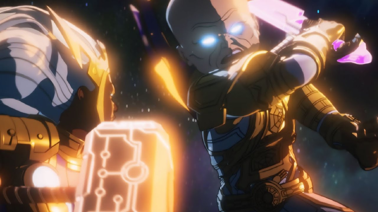 What If...? 3x08 Series Finale - Epic Battle [1/5] Scene - Evil Watchers Vs Uatu, Carter & Her Team
