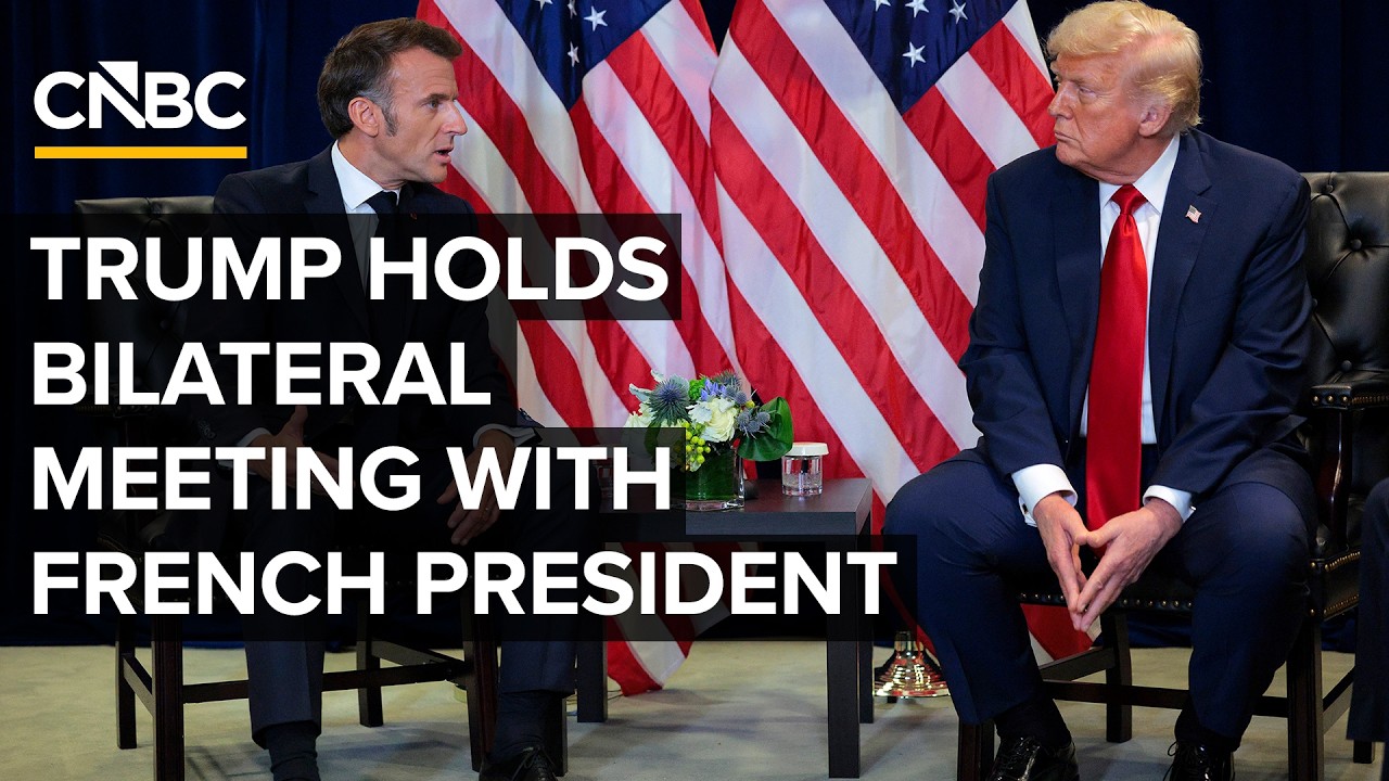 President Trump participates in a bilateral meeting with France's President Macron &mdash; 6/15/2026