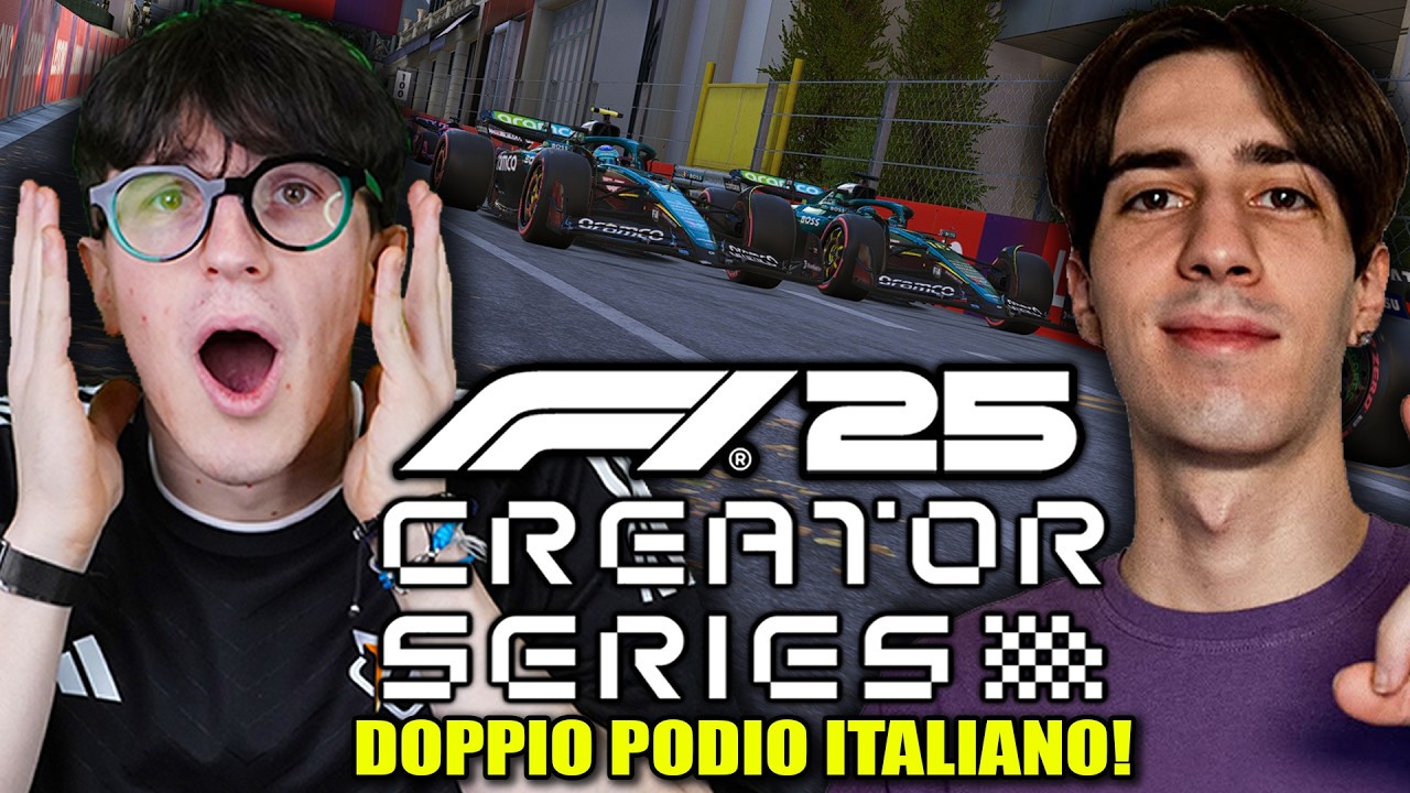 DUE RAGAZZI ITALIANI VANNO A PODIO NEL CREATOR SERIES! 😍