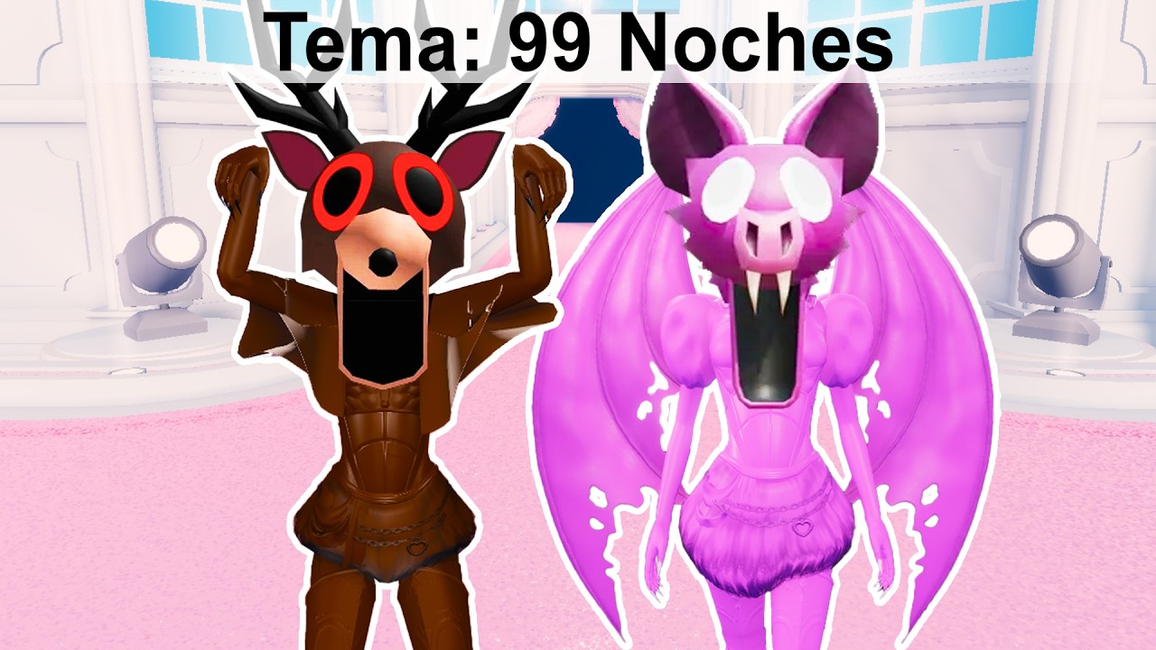 Nos CONVERTIMOS en el CIERVO y el MURCIÉLAGO de 99 NOCHES en el BOSQUE en Dress to Impress