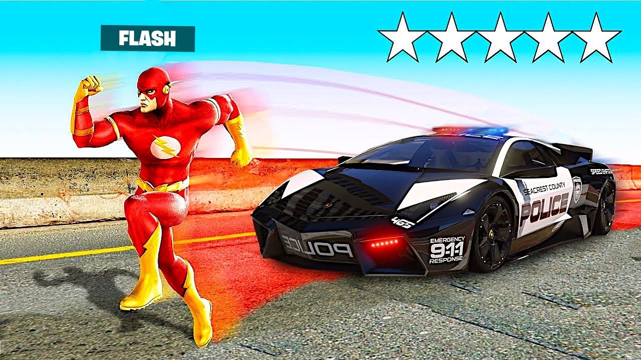 GTA 5 Spelen Als DE FLASH! (Superheld Mod)