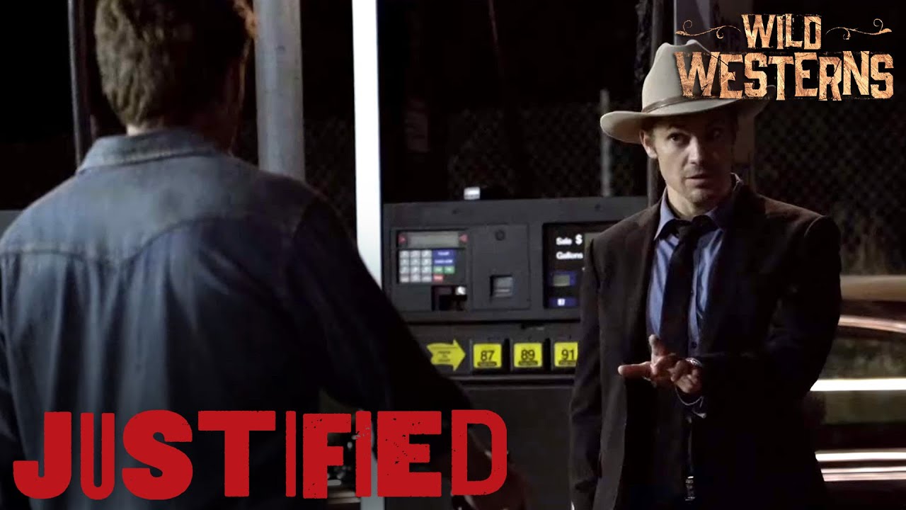 Justified | Raylan Defeats Kidnapper With A Gasoline Pump (ft. Timothy Olyphant) | Wild Westerns