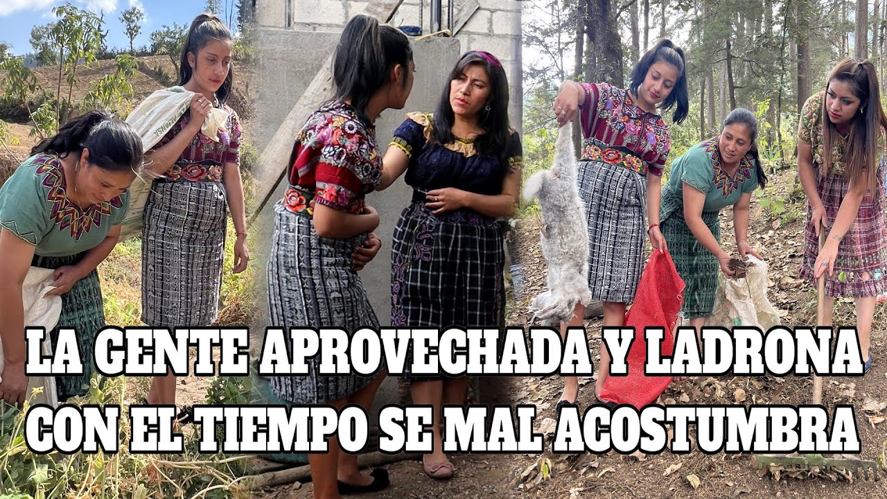 LA APROBECHADA Y LADRONA CON EL TIEMPO SE MAL ACOSTUMBRA// Mira que paso...