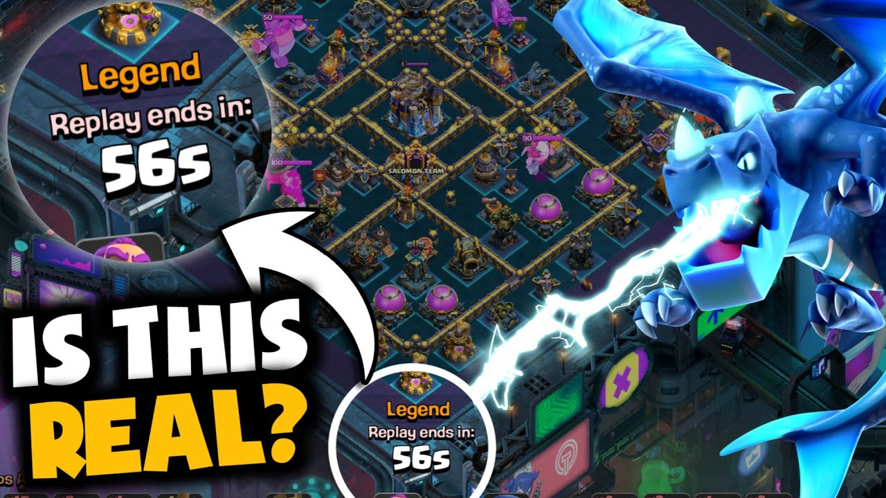 IS THIS NEW WORLD RECORD?! TH18 DESTROYED IN LESS THEN 1 MINUTE!  ELECTRO DRAGONS ARE INSANE ON 18TH