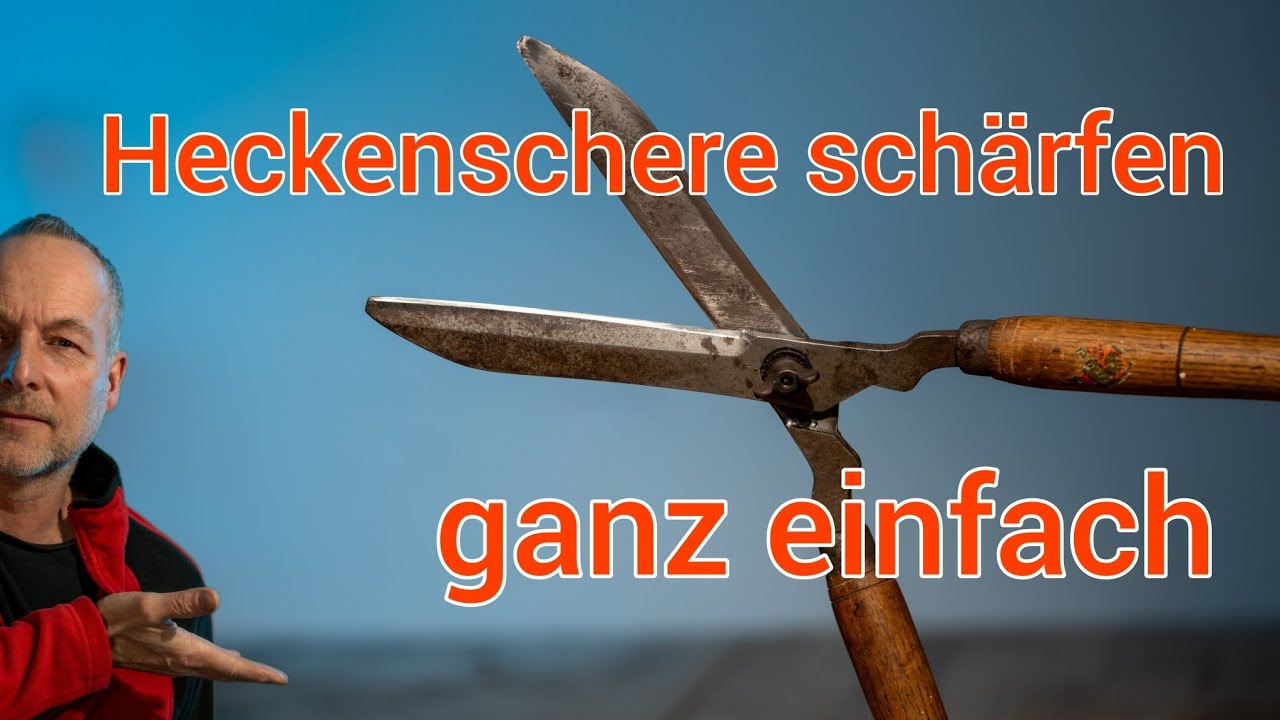 Heckenschere schärfen leicht gemacht. @Handwerker Talk