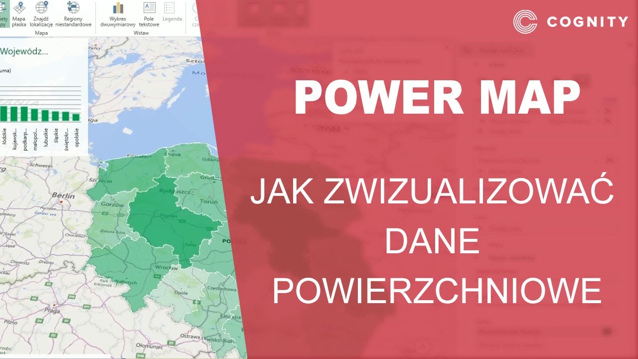 Power Map: Jak na platformie Excela można zwizualizować dane powierzchniowe?