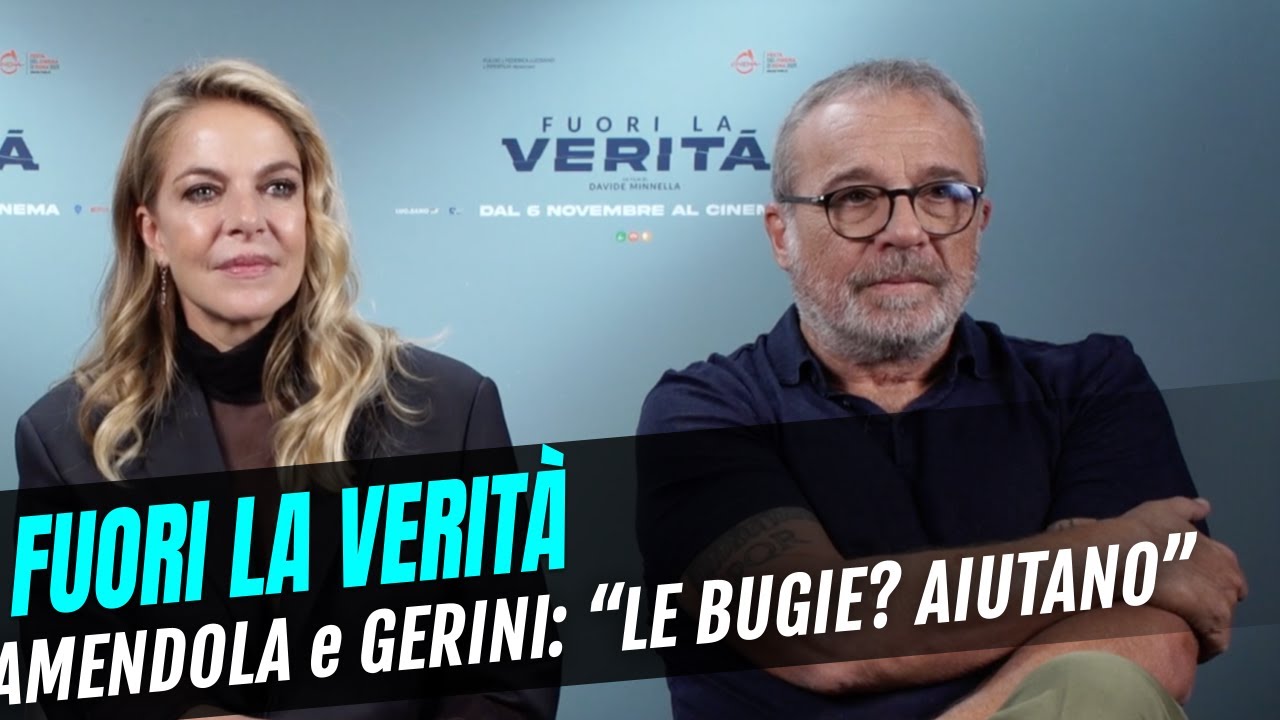 FUORI LA VERITÀ, tra CLAUDIA GERINI e CLAUDIO AMENDOLA: 