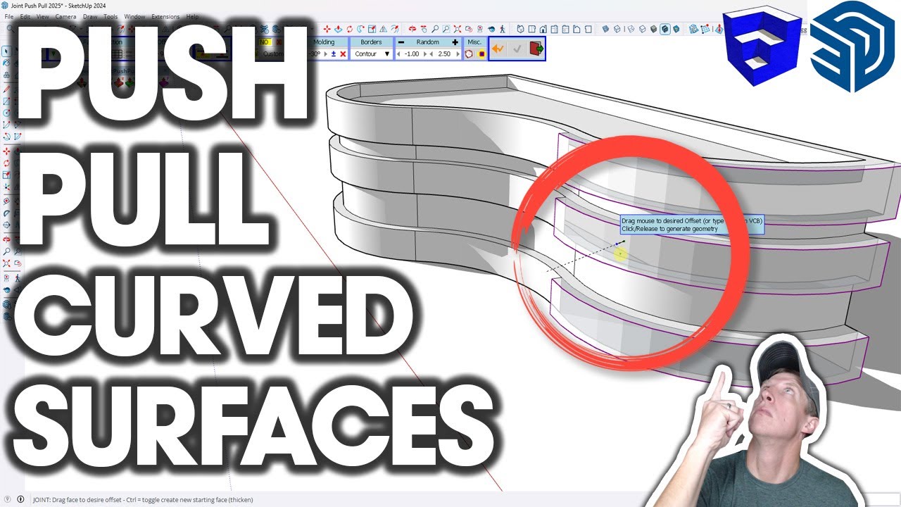 ПОЛНОЕ руководство по Joint Push Pull для SketchUp в 2025 году!