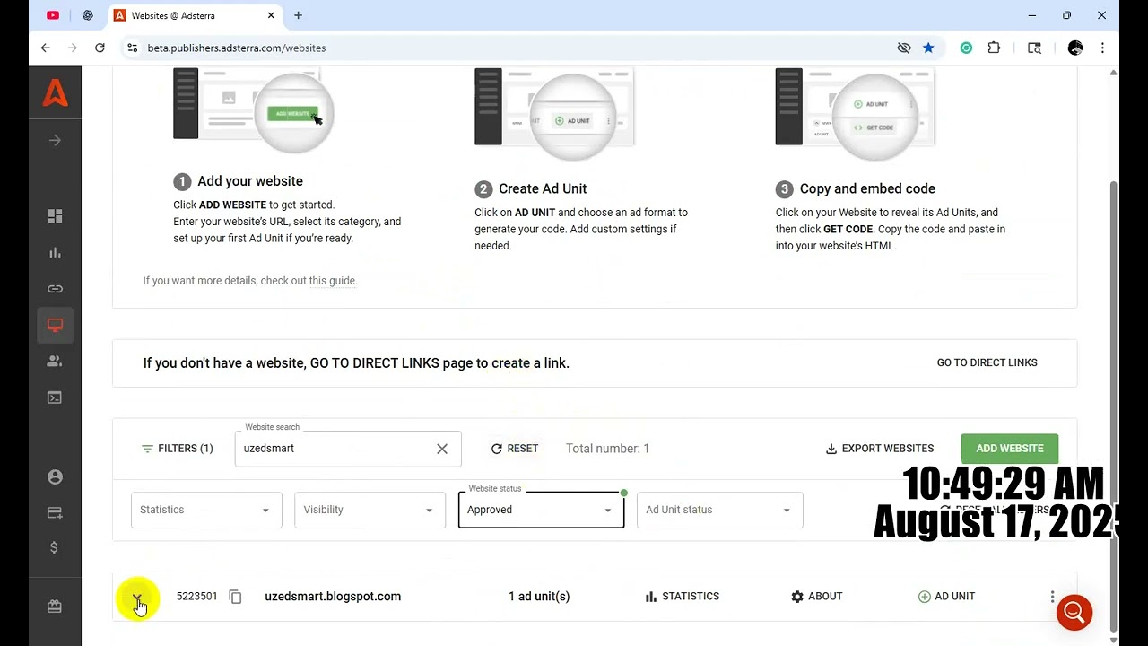 Adsterra Earning Tricks 01 | How to Setup Adsterra Popunder Ads Script on Blogger Website