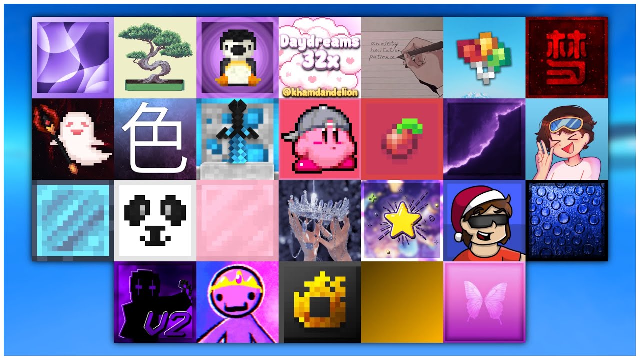 THE BEST TEXTURE PACK STARTING WITH EVERY LETTER OF THE ALPHABET