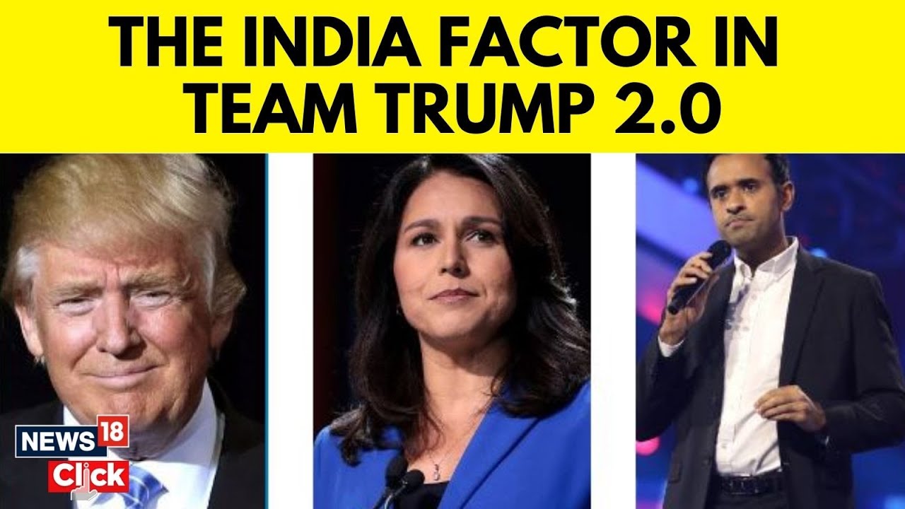 Indian Americans In Trump 2.0 Administration | Vivek Ramaswamy & Tulsi Gabbard |Donald Trump Cabinet