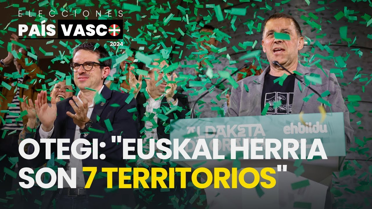 Otegi muestra sus intenciones tras el mejor resultado de Bildu: 