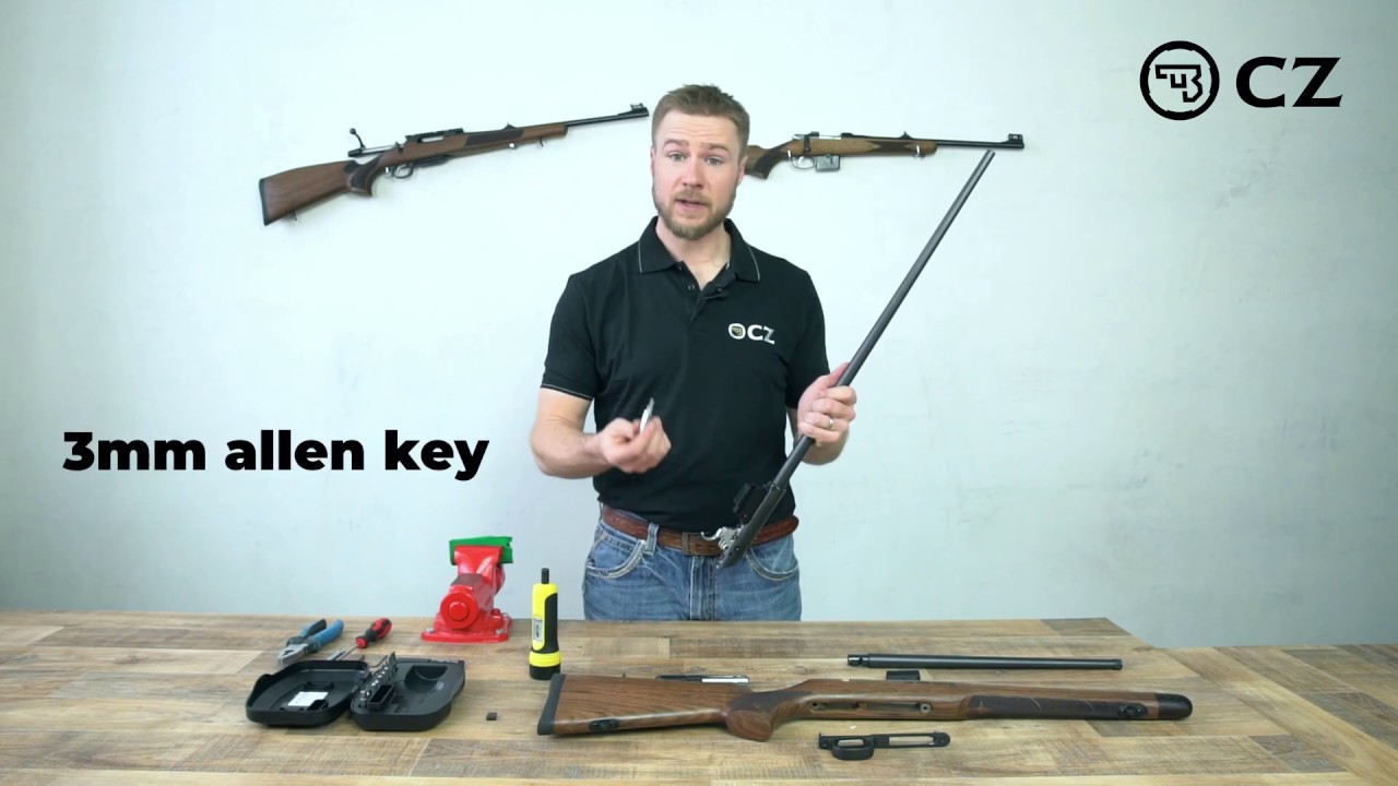 CZ 457 замена ствола