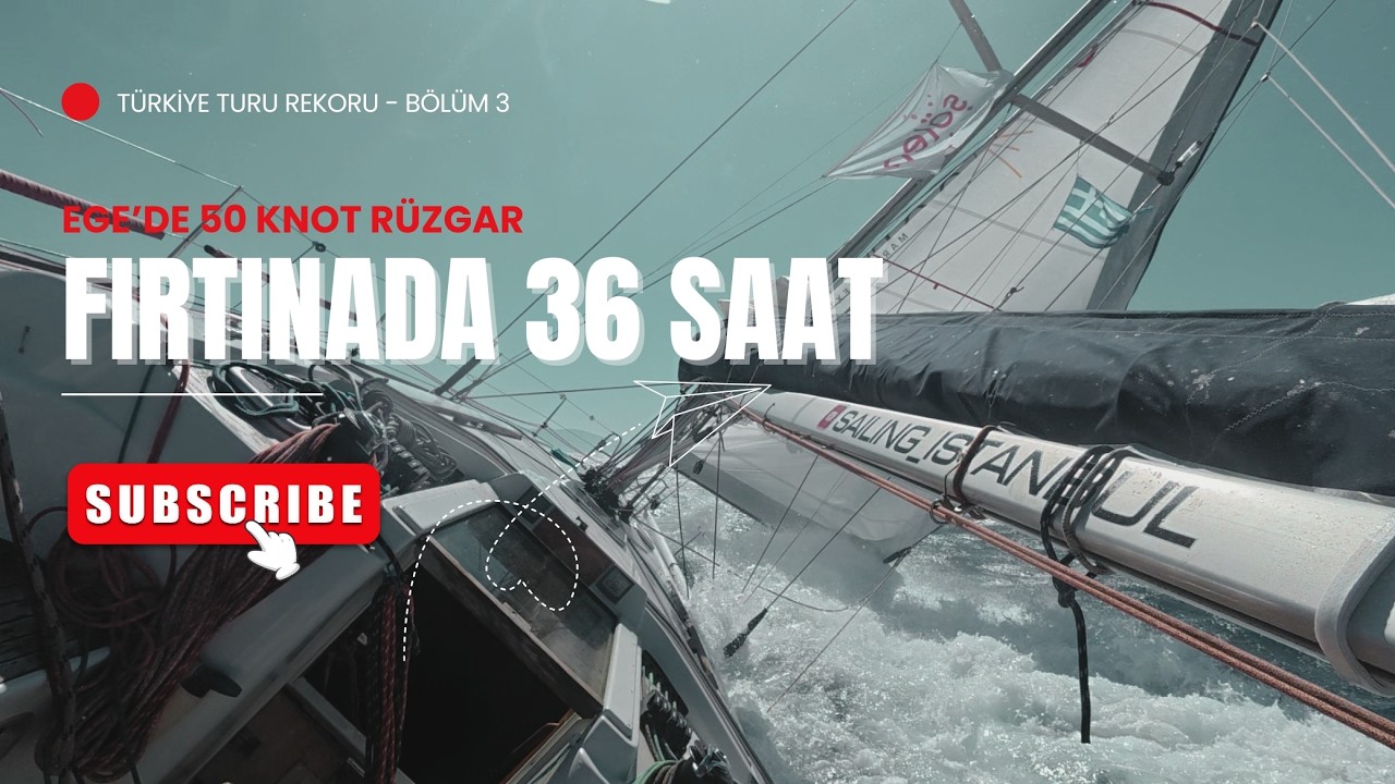 36 Saat Fırtına, 50 Knot Rüzgar - Ege'de Rekora Doğru Yelken