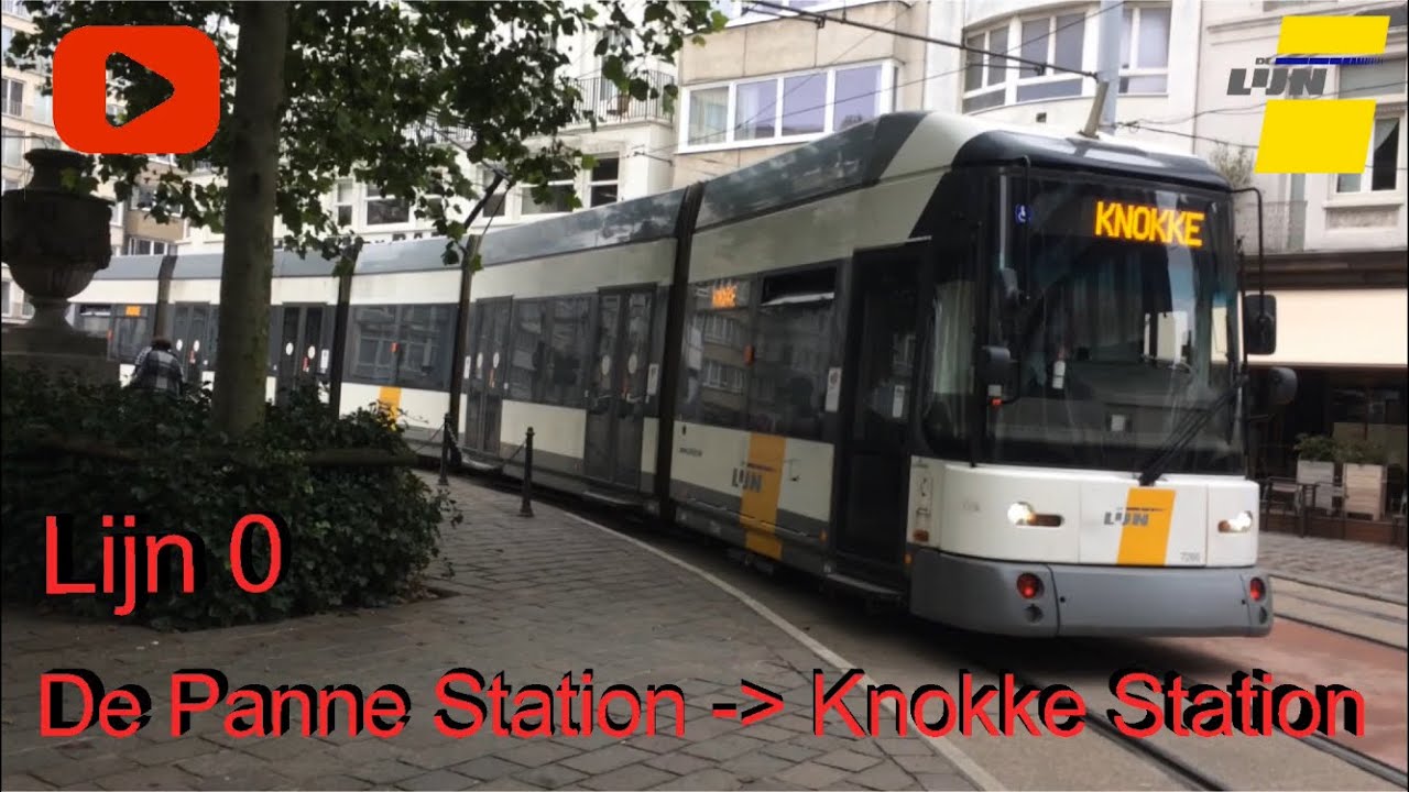 Lijn 0 (Kusttram) De Panne Station - Knokke Station '20