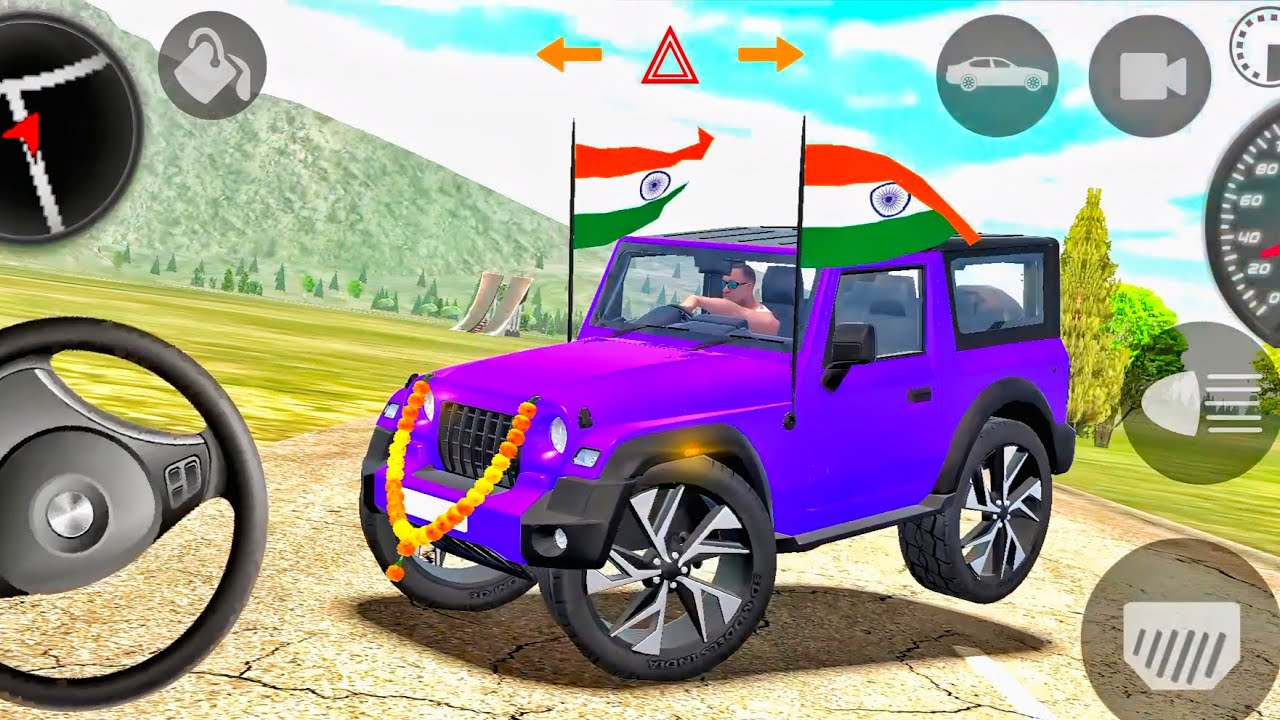 Modified Mahindra Thar😈Games:Indian Purple Thar (Gadi Wala Games) Car Game Android Game - #2026