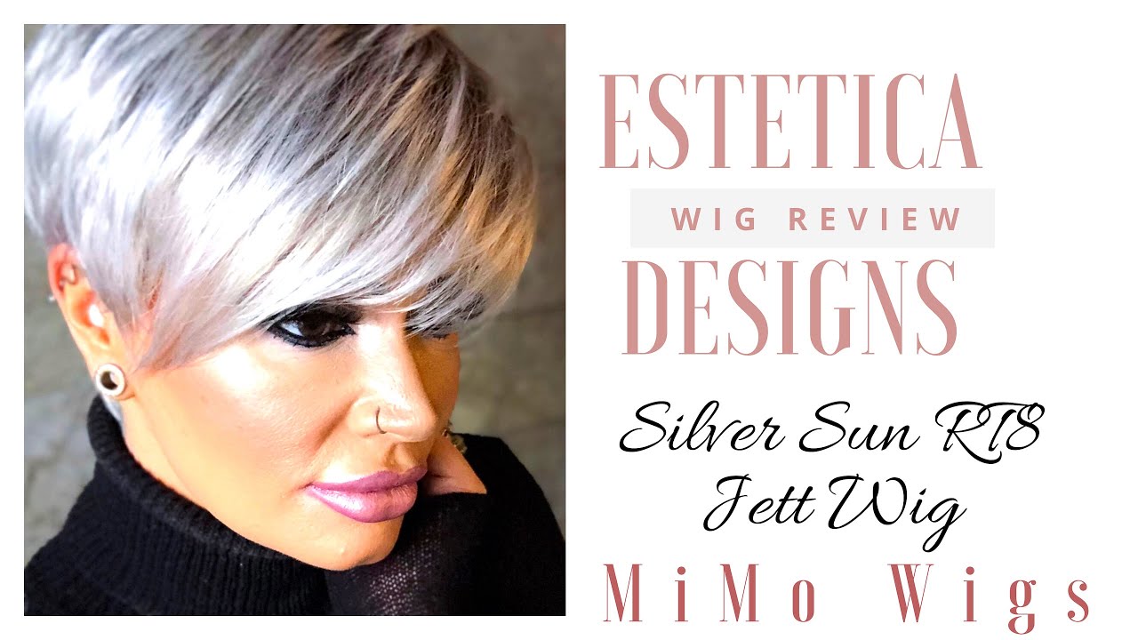 Estetica Designs JETT - SILVER SUN RT8 - wig review  :colour focus | MiMo Wigs UK | ALOPECIA