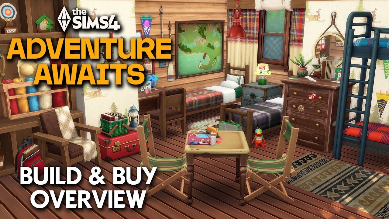The Sims 4 Adventure Awaits Expansion Pack | Build & Buy Overview + Debug