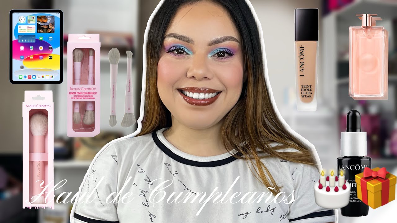 HAUL REGALOS DE CUMPLEAÑOS 🎂 MAQUILLAJE, PERFUMES, ROPA Y UNA TABLET | Coraline Cardoza