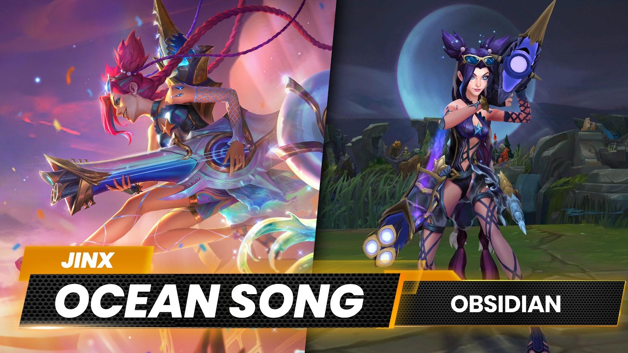 Ocean Song Jinx Skin | League of Legends | Obsidian Chromas