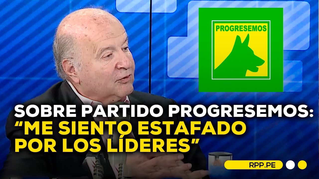 Soto se pronuncia sobre situación interna del partido Progresemos #ADNRPP | ENTREVISTA