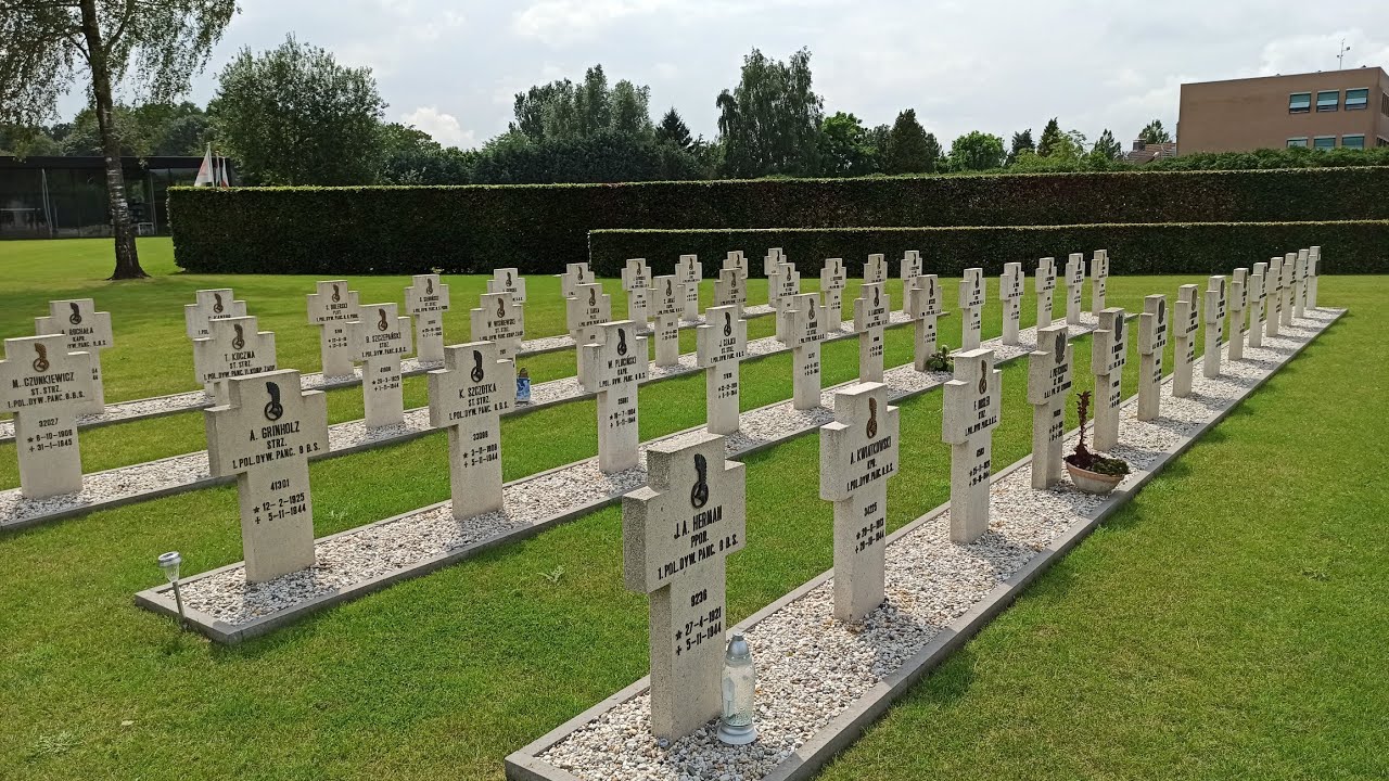 Breda - Polski Honorowy Cmentarz Wojskowy - Miejsce spoczynku Generała Maczka - Turystyka Rowerowa