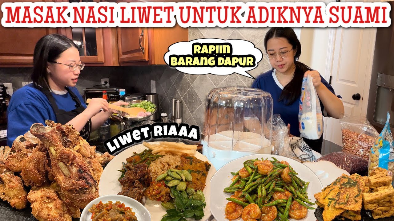 AYAM GORENG KETUMBAR NASI LIWET BUAT ADIK IPAR| TERINGAT CERITA MASA KECIL