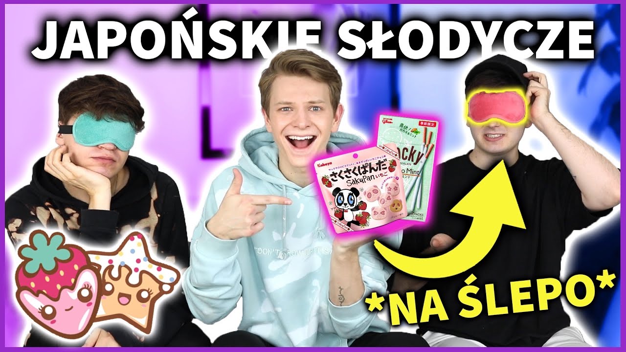 ZGADNIJ CO JESZ CHALLENGE!🔥*test japońskich słodyczy NA ŚLEPO* | Dominik Rupiński