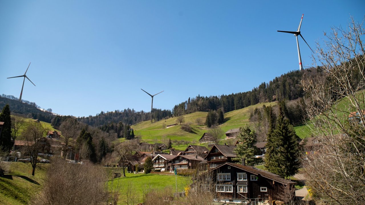 Visualisierung Windpark Älpli, Krinau SG