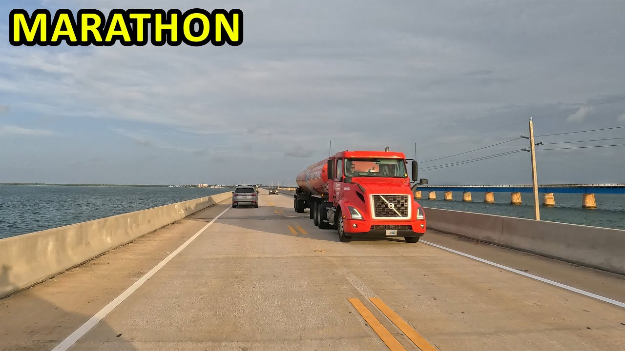 Marathon Florida Driving Through