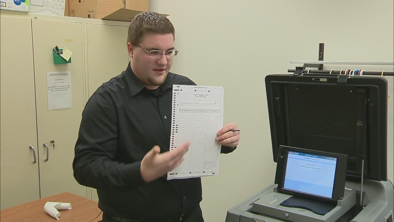 ONLINE EXTRA: Demonstration of new voting machines