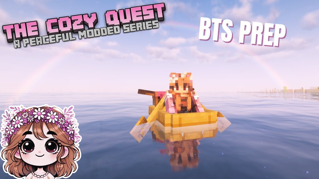 Prepping for The Cozy Quest Builds! ✨ Decorating, Exploring & Enchanting | Modded Minecraft | VOD