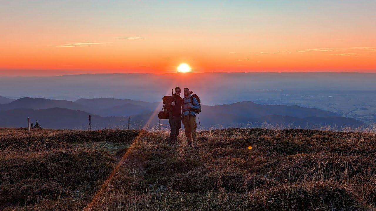 Übernachtung auf 1400hm in der Hängematte / 2 Tage unterwegs im #Schwarzwald #abenteuer #outdoor