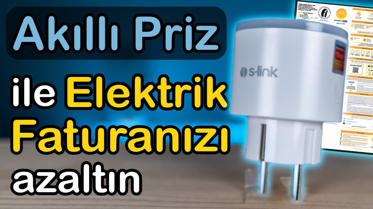 ELEKTRİK FATURANIZI AKILLI PRİZ İLE AZALTIN 🔌 | S-Link SL-03 İnceleme
