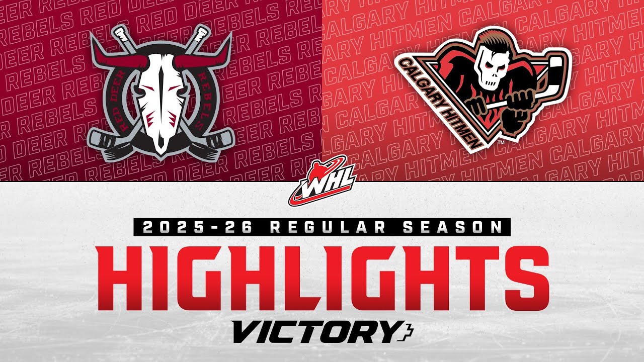 Red Deer Rebels at Calgary Hitmen 12/12 | WHL Highlights 2025-26