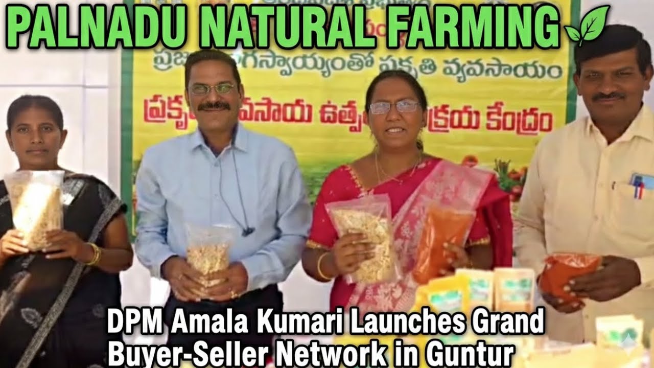 PALNADU NATURAL FARMING, DPM AMALAKUMARI LAUNCHES BUYER-SELLER NETWORK...@JAGANBABUMULLAPATI-x6q 