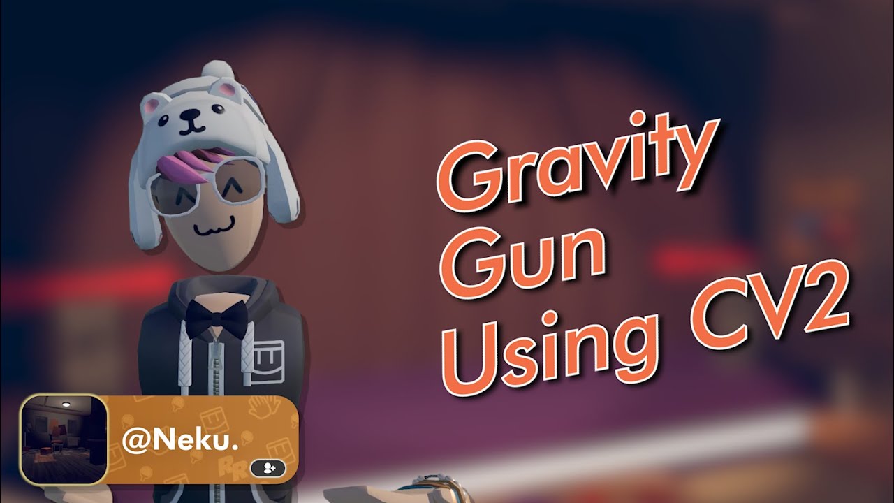 How to Make a Gravity Gun With CV2 in Rec Room!