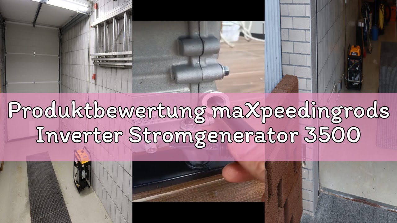 Produktbewertung maXpeedingrods Inverter Stromgenerator 3500W Benzin 4 Takt mit zwei 230V Steckdosen