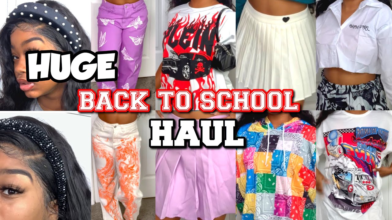HUGE BACK TO SCHOOL SHEIN HAUL 4th EDITION | Trinity Aniyah