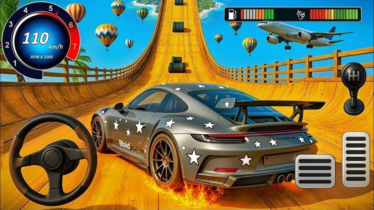 impossible 🚜 Mega Ramp Race 3D Challenge 🚔 – GT Formula Car Stunt Master Simulator – Android Game 🚘