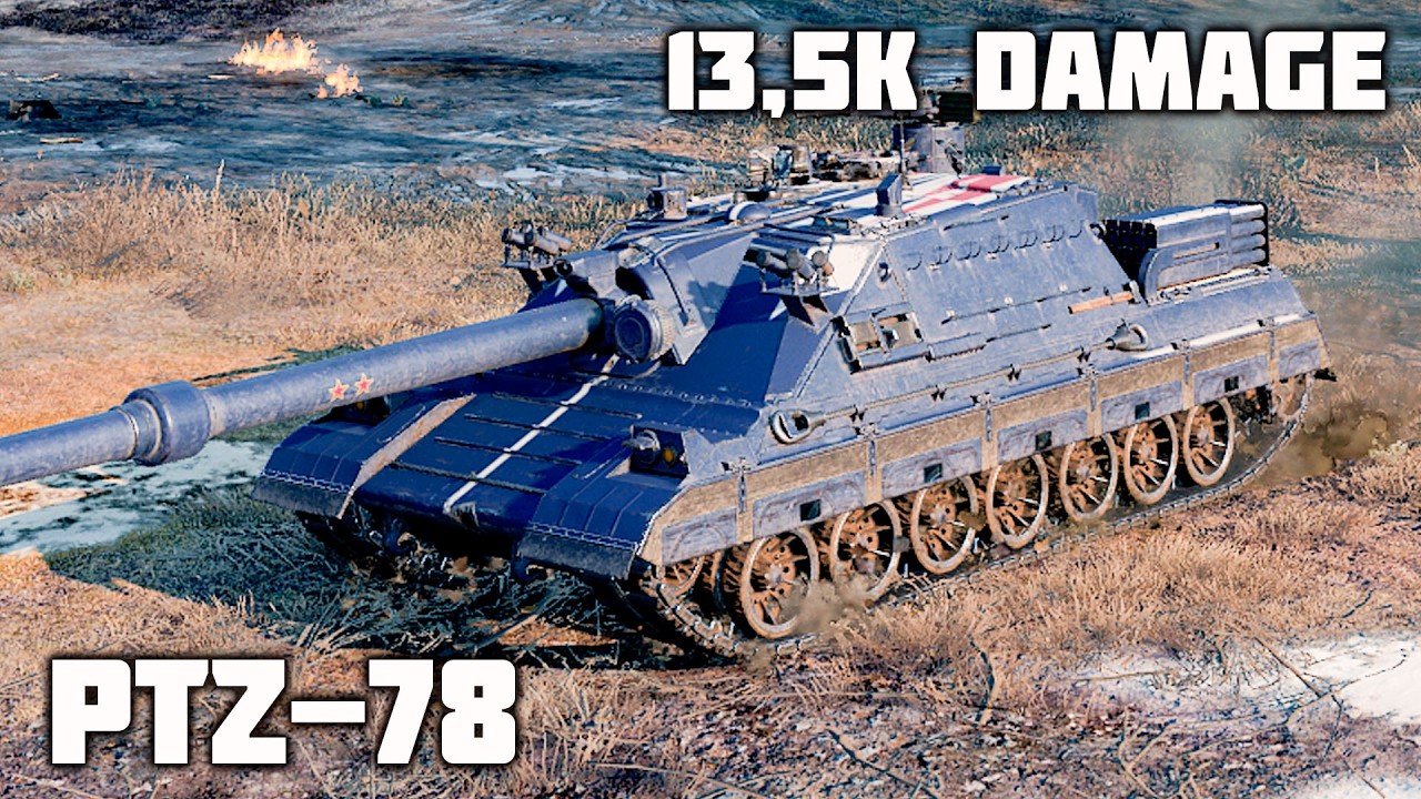 PTZ-78 WoT – 4Kills, 13,5K Damage