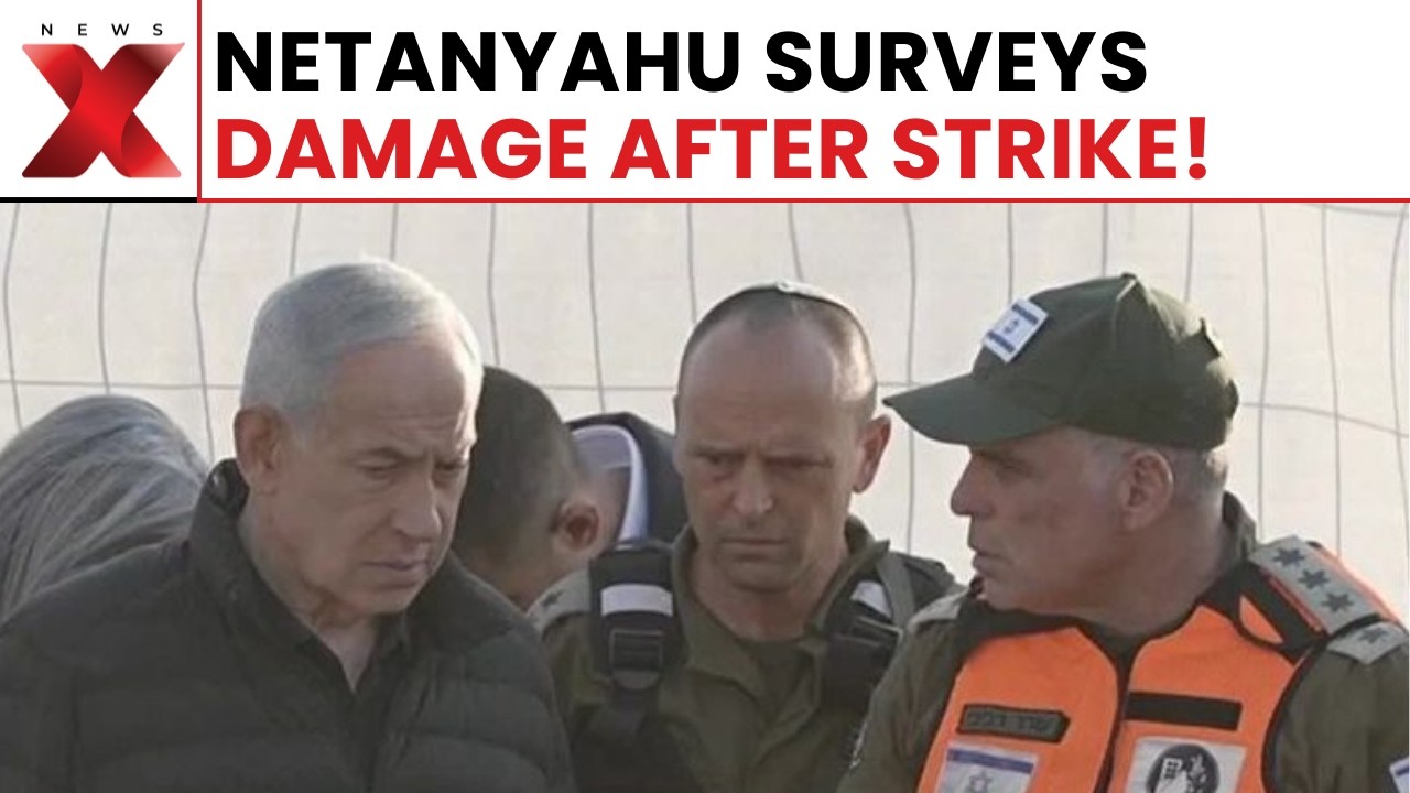 Israeli PM inspects Beit Shemesh site hit by Iran—tensions rise | NewsX
