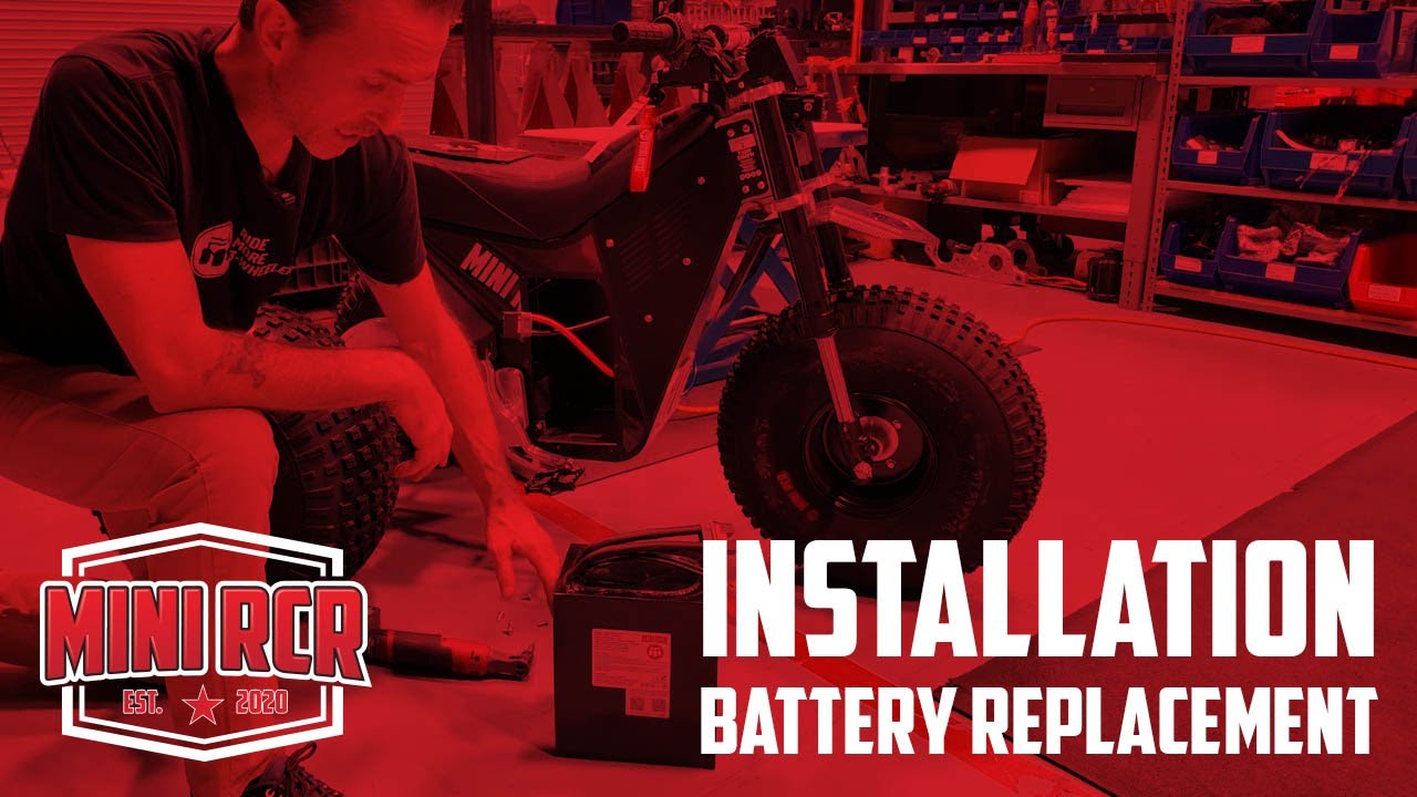 Mini RCR Battery Replacement Instructions