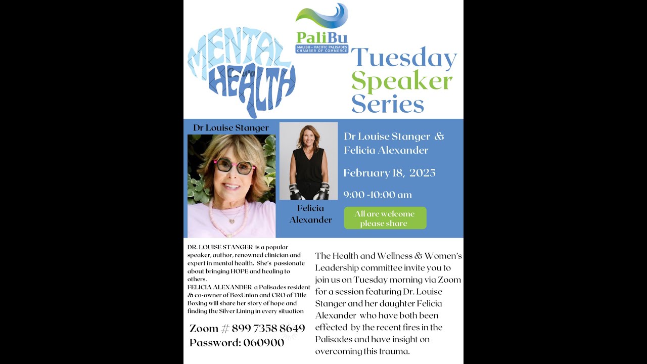 Health & Wellness Committee with speakers Dr. Louise Stanger & Felicia Alexander
