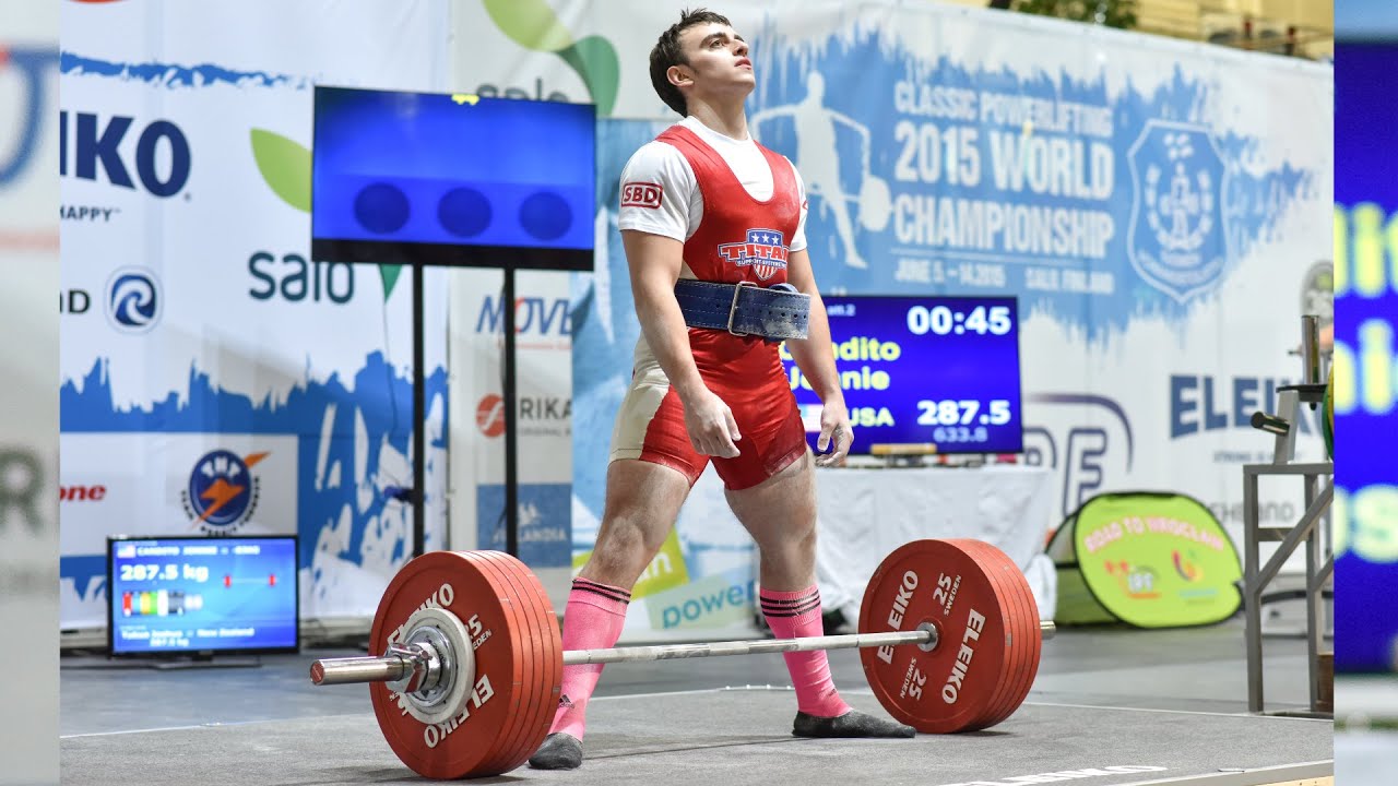 2015 IPF World Powerlifting Meet - Jonnie Candito